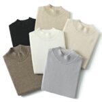 NARI Women Cashmere Turtle Neck Sleeveless Sweater Pullover Summer Luxury Tank Top From Inner Mongolia Erdos - Image 2